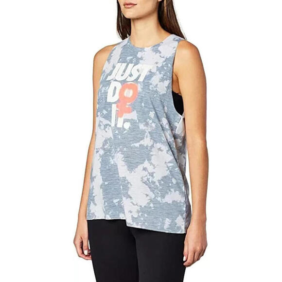 New Nike Women's Sportswear Womens Rebel Icon Clash Tie Dye Tank Top, Size:M - Picture 2 of 5